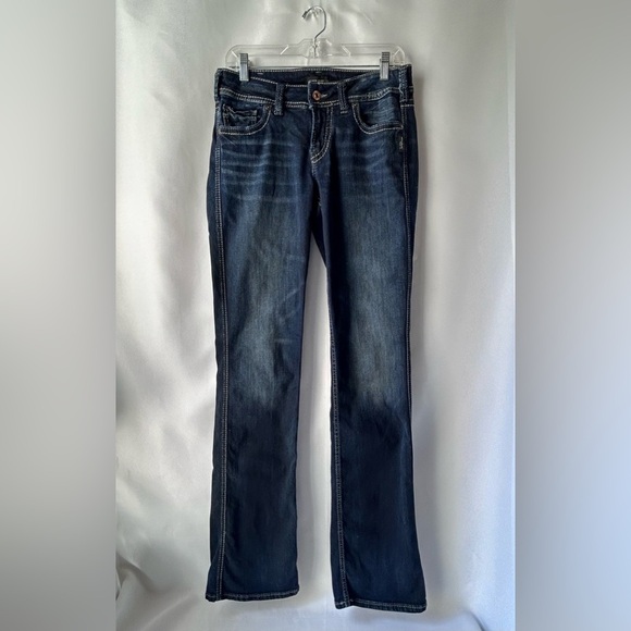 Silver Jeans Suki Mid Rise Slim Bootcut long - Picture 3 of 9